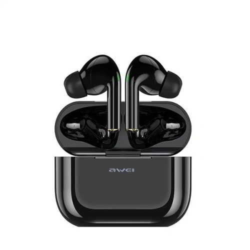 AWEI słuchawki Bluetooth 5.0 T29 TWS + stacja dokująca czarny/black