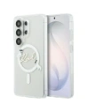 Etui Karl Lagerfeld IML KC Script MagSafe do Samsung Galaxy S26 Ultra przezroczysty