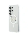 Etui Karl Lagerfeld IML KC Script MagSafe do Samsung Galaxy S26 Ultra przezroczysty