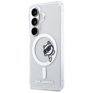 Etui Karl Lagerfeld IML Peekaboo Choupette MagSafe do Samsung Galaxy S26 Plus przezroczysty
