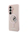 Etui Karl Lagerfeld IML Peekaboo Choupette MagSafe do Samsung Galaxy S26 różowy