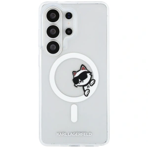 Etui Karl Lagerfeld IML Peekaboo Choupette MagSafe do Samsung Galaxy S26 Ultra przezroczysty