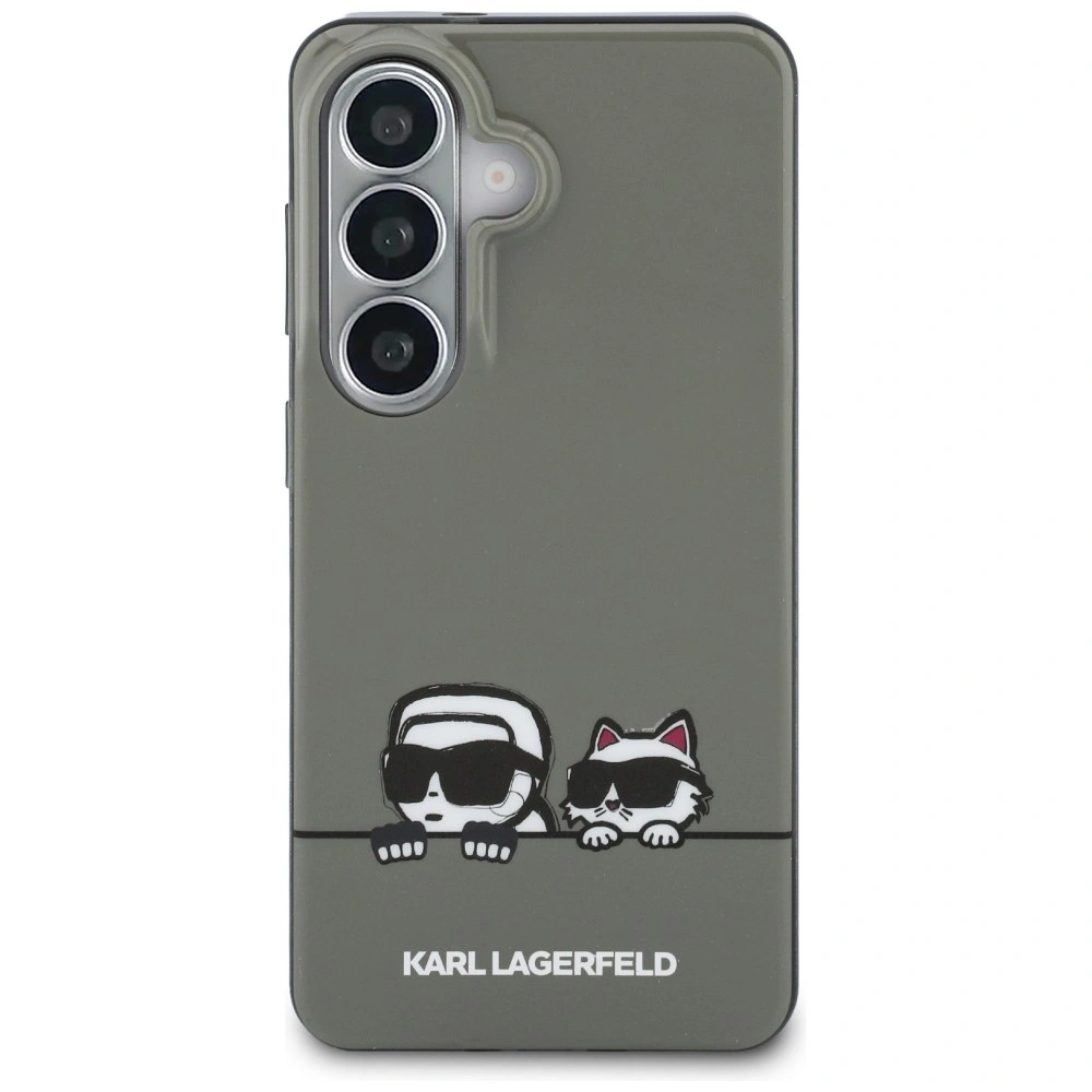 Etui Karl Lagerfeld IML Peekaboo Karl&Choupette MagSafe do Samsung Galaxy S26 czarny