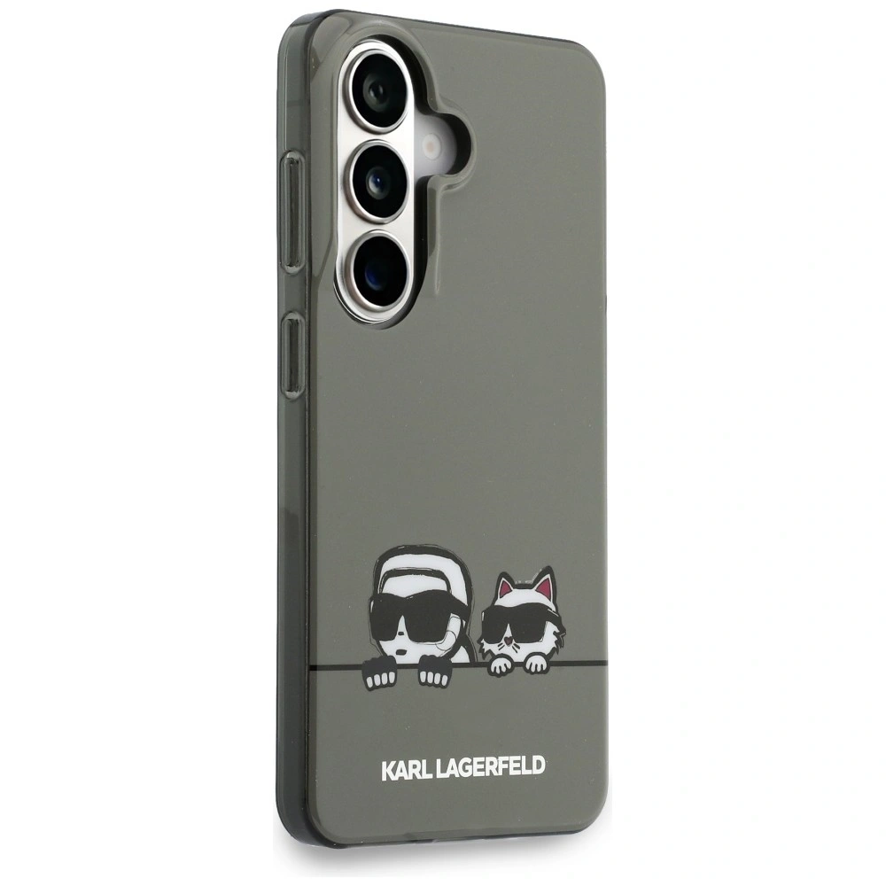 Etui Karl Lagerfeld IML Peekaboo Karl&Choupette MagSafe do Samsung Galaxy S26 czarny