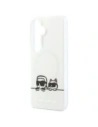 Etui Karl Lagerfeld IML Peekaboo Karl&Choupette MagSafe do Samsung Galaxy S26 Plus przezroczysty