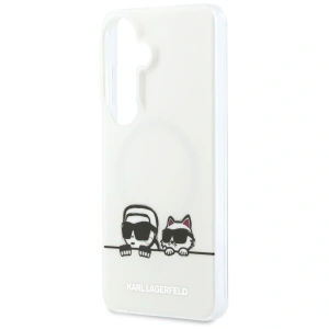 Etui Karl Lagerfeld IML Peekaboo Karl&Choupette MagSafe do Samsung Galaxy S26 przezroczysty