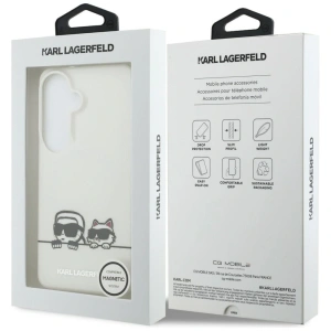 Etui Karl Lagerfeld IML Peekaboo Karl&Choupette MagSafe do Samsung Galaxy S26 przezroczysty