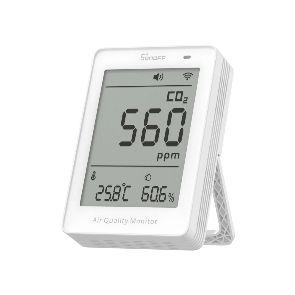 Miernik jakości powietrza WiFi LCD Sonoff AirGuard CO2 SAWF-08P