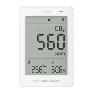 Miernik jakości powietrza WiFi LCD Sonoff AirGuard CO2 SAWF-08P