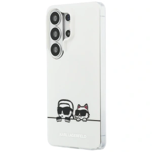 Etui Karl Lagerfeld IML Peekaboo Karl&Choupette MagSafe do Samsung Galaxy S26 Ultra przezroczysty
