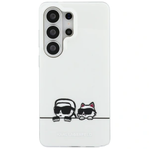 Etui Karl Lagerfeld IML Peekaboo Karl&Choupette MagSafe do Samsung Galaxy S26 Ultra przezroczysty
