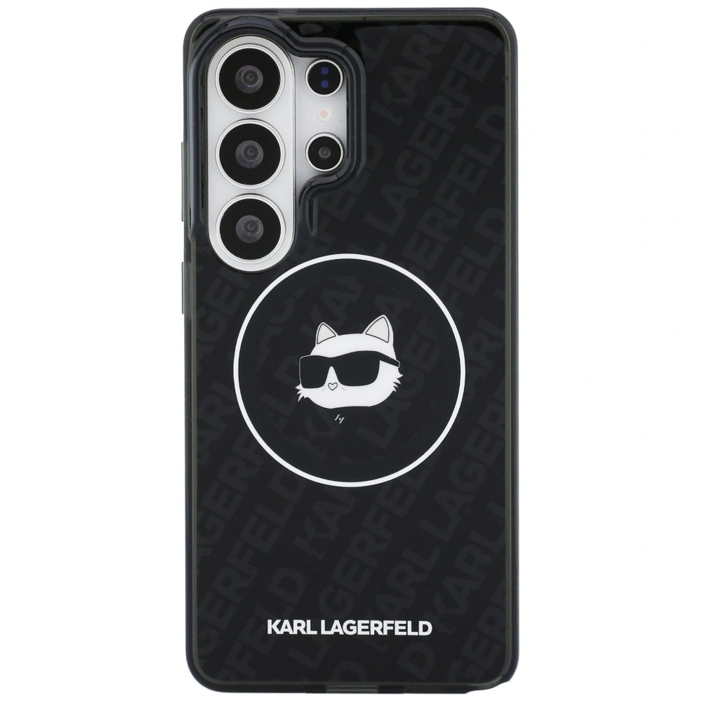 Etui Karl Lagerfeld IML Repeated Choupette MagSafe do Samsung Galaxy S26 Ultra czarny