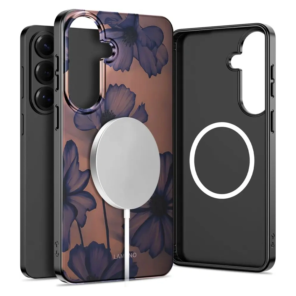 Etui Tech-Protect Lamano MagSafe do Samsung Galaxy S26 Velvet Night