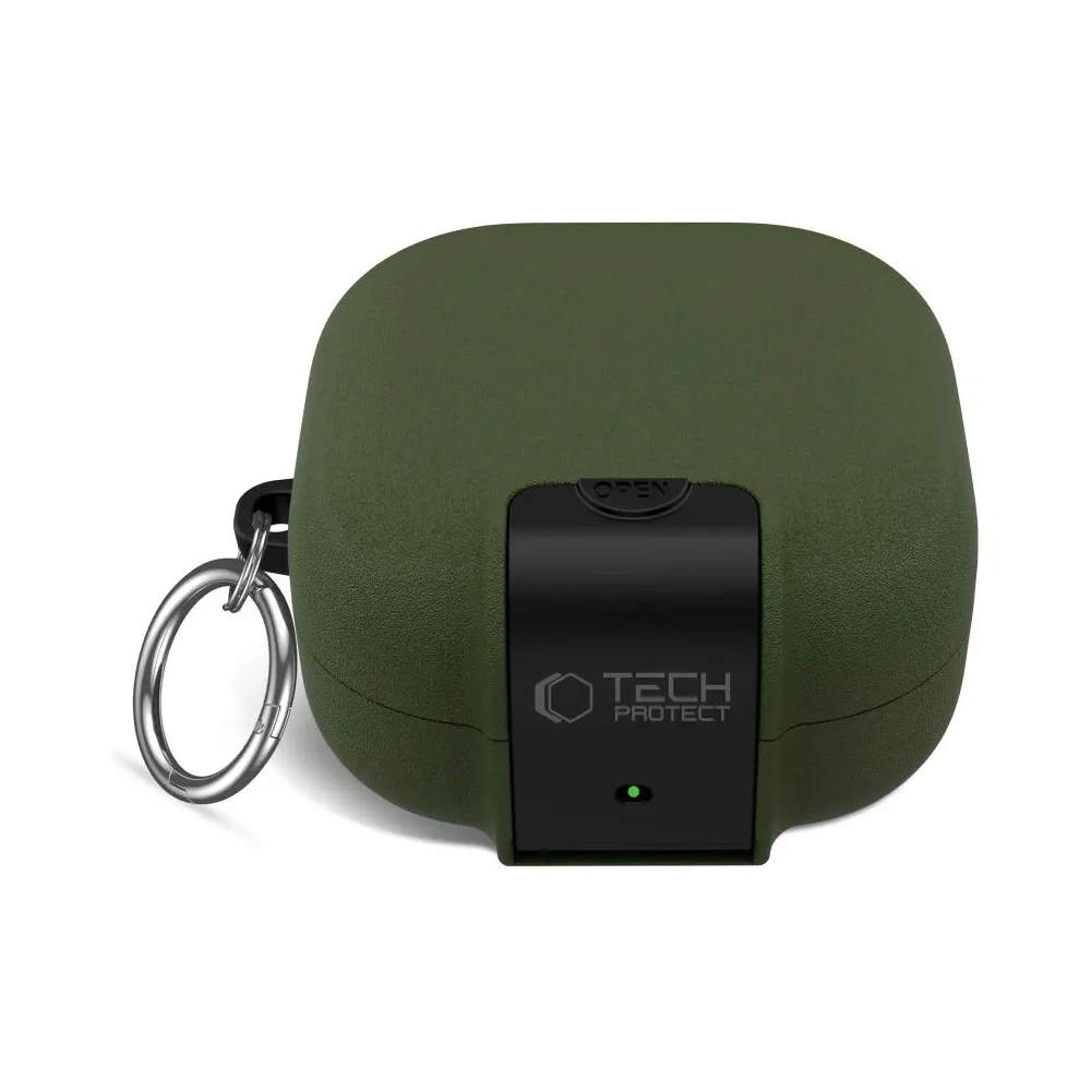 Etui Tech-Protect Slim Hook do Samsung Galaxy Buds 4 / 4 Pro Olive Green