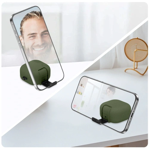 Etui Tech-Protect Slim Hook do Samsung Galaxy Buds 4 / 4 Pro Olive Green