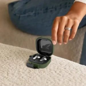 Etui Tech-Protect Slim Hook do Samsung Galaxy Buds 4 / 4 Pro Olive Green