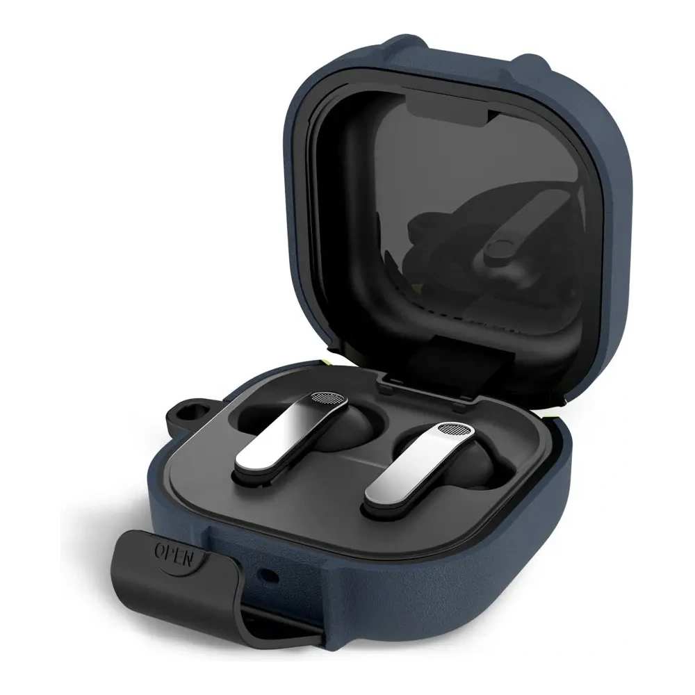 Etui Tech-Protect Slim Hook do Samsung Galaxy Buds 4 / 4 Pro Fluffy Blue