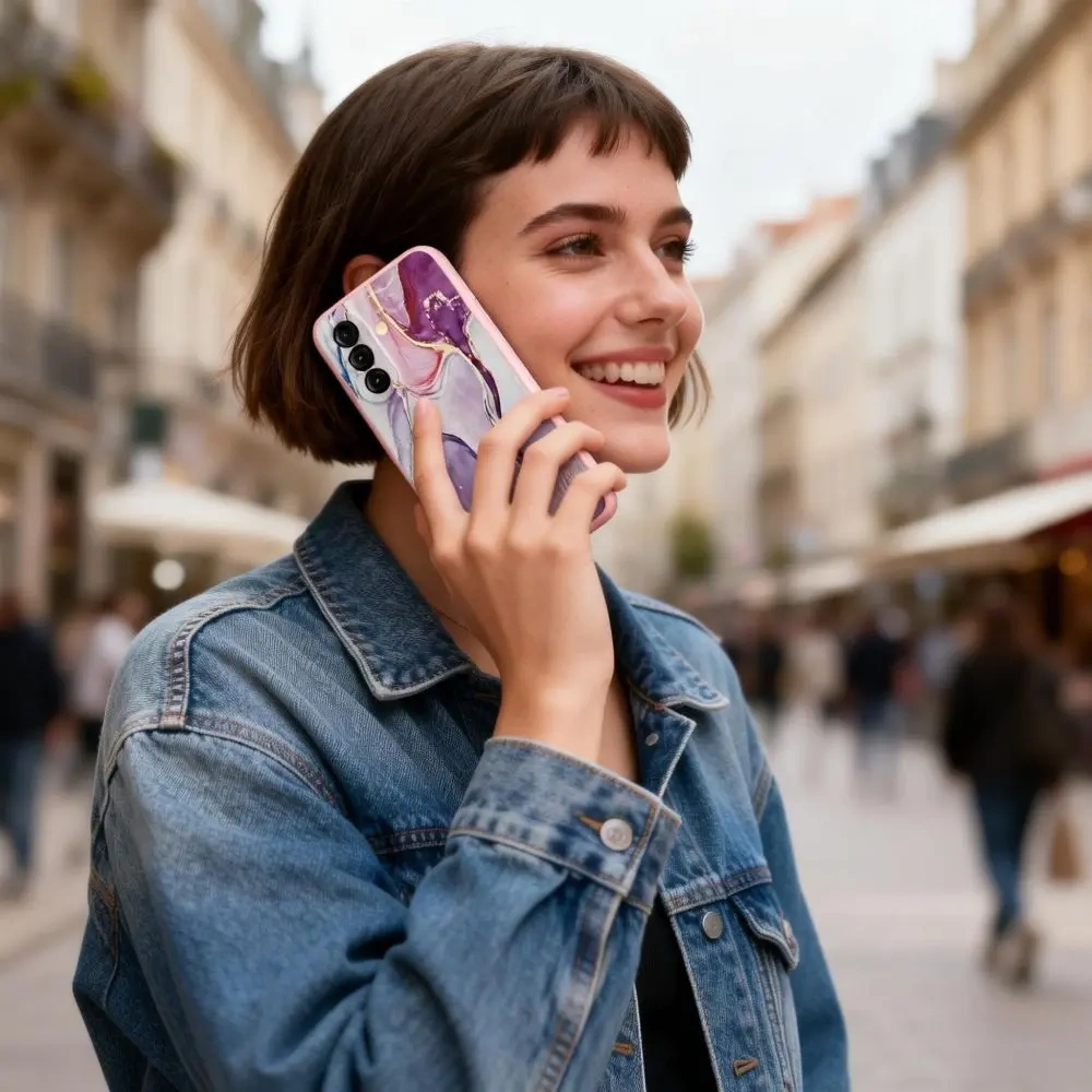 Etui Tech-Protect Icon do Samsung Galaxy A37 5G Marble