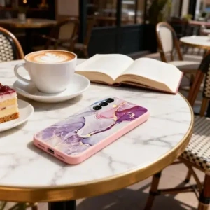 Etui Tech-Protect Icon do Samsung Galaxy A37 5G Marble