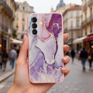 Etui Tech-Protect Icon do Samsung Galaxy A37 5G Marble