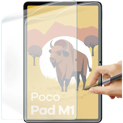 Folia imitująca papier Bizon Film Tab Papirus do Samsung Galaxy Tab S9 / S9 FE [2 PACK]