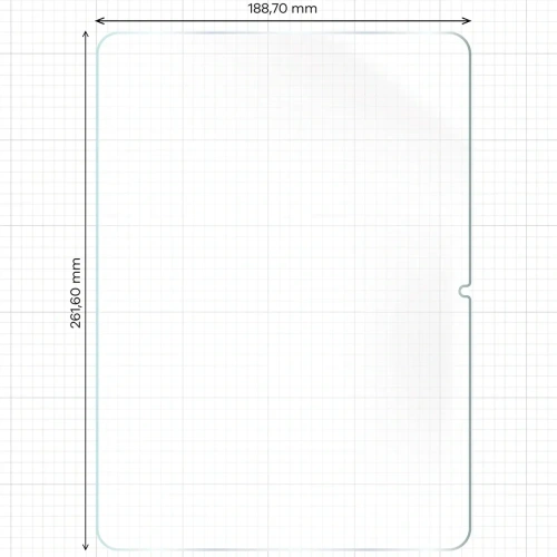 Folia imitująca papier Bizon Film Tab Papirus do Samsung Galaxy Tab S9 / S9 FE [2 PACK]