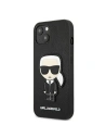 [CR] Etui Karl Lagerfeld KLHCP13SOKPK Apple iPhone 13 mini czarny/black hardcase Saffiano Ikonik Karl`s Patch