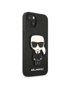 [CR] Etui Karl Lagerfeld KLHCP13SOKPK Apple iPhone 13 mini czarny/black hardcase Saffiano Ikonik Karl`s Patch