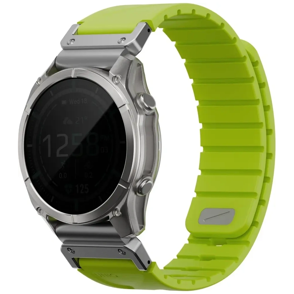 Pasek UNIQ Fluo do Garmin 22mm limonka