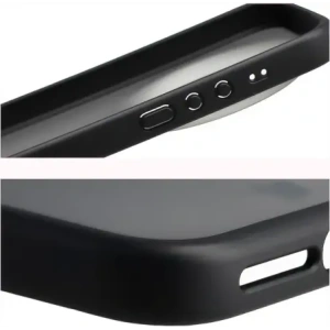 Etui Bizon Case Angelo do Xiaomi 17 Ultra przydymione z czarną ramką