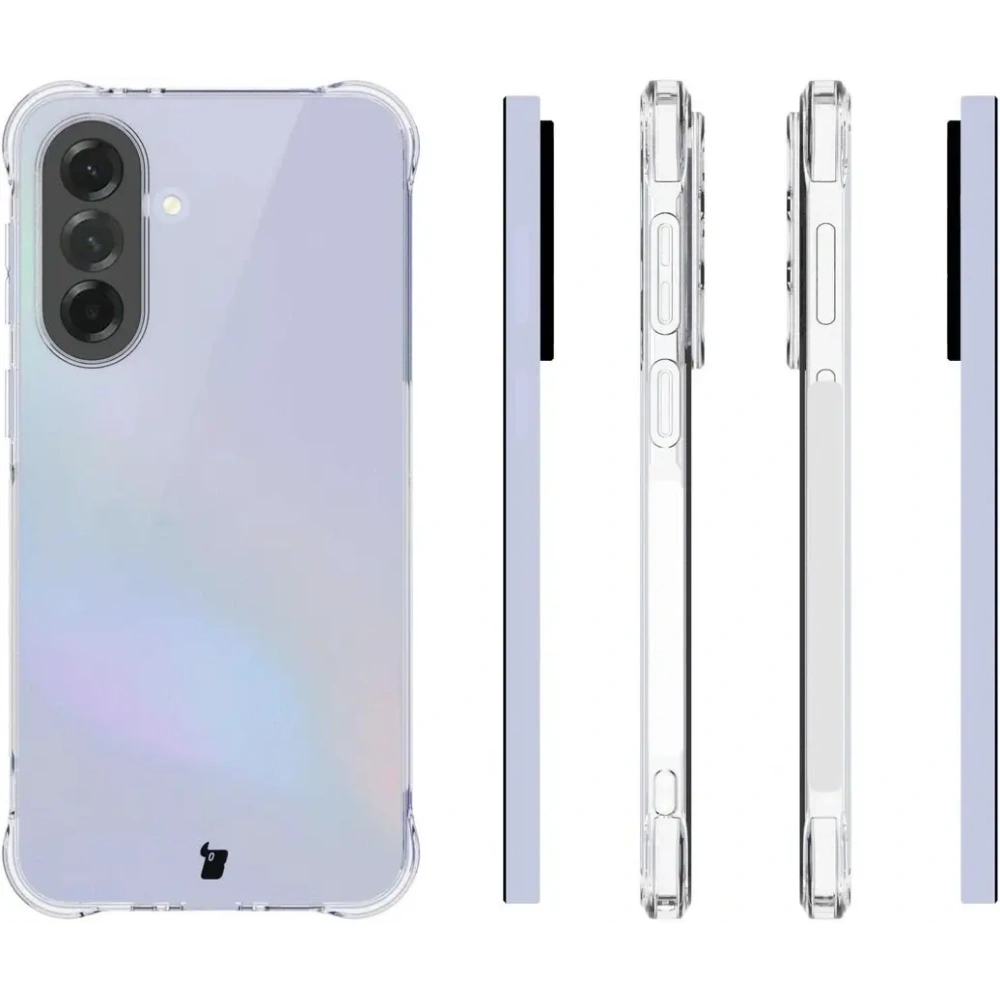 Elastyczne etui + 2x szkło hartowane Bizon Case Clear Pack do Samsung Galaxy A37 5G