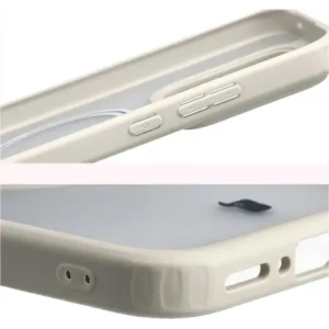 Etui z pierścieniem magnetycznym + szkło hartowane Bizon MatteO Pack do Realme GT 8 Pro przydymione-beżowe