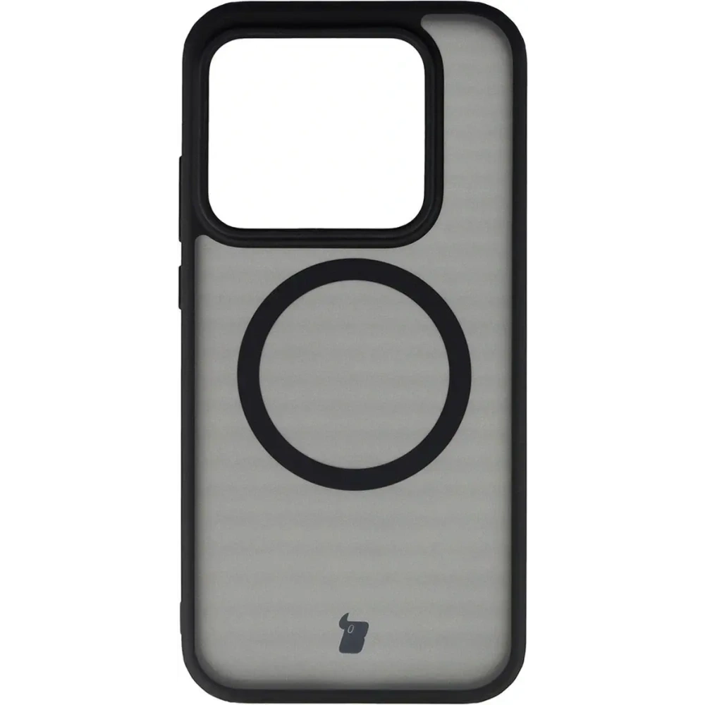 Etui z pierścieniem magnetycznym + szkło hartowane Bizon MatteO Pack do Realme GT 8 Pro przydymione-czarne