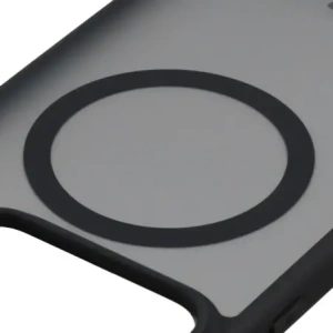 Etui z pierścieniem magnetycznym + szkło hartowane Bizon MatteO Pack do Realme GT 8 Pro przydymione-czarne