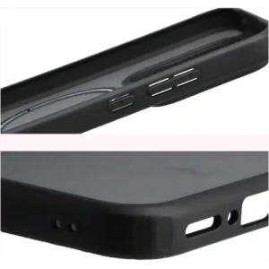 Etui z pierścieniem magnetycznym + szkło hartowane Bizon MatteO Pack do Realme GT 8 Pro przydymione-czarne