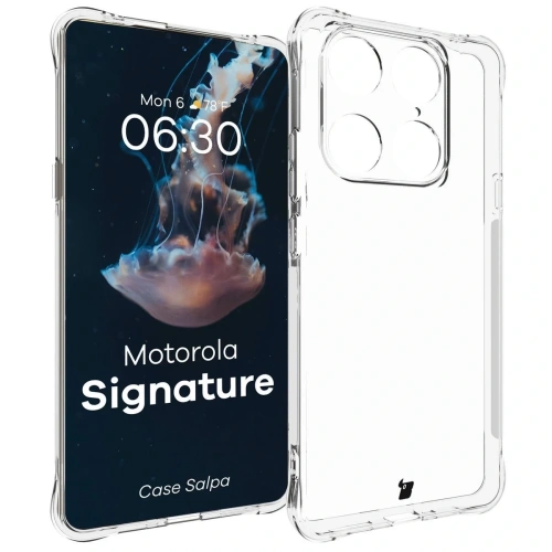 Elastyczne etui Bizon Case Salpa do Motorola Signature przezroczyste