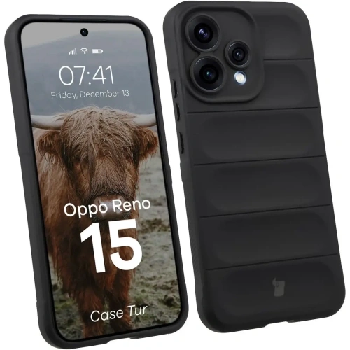 Pancerne etui Bizon Case Tur do Oppo Reno 15 czarne