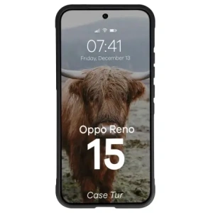 Pancerne etui Bizon Case Tur do Oppo Reno 15 czarne