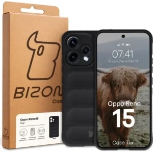 Pancerne etui Bizon Case Tur do Oppo Reno 15 czarne