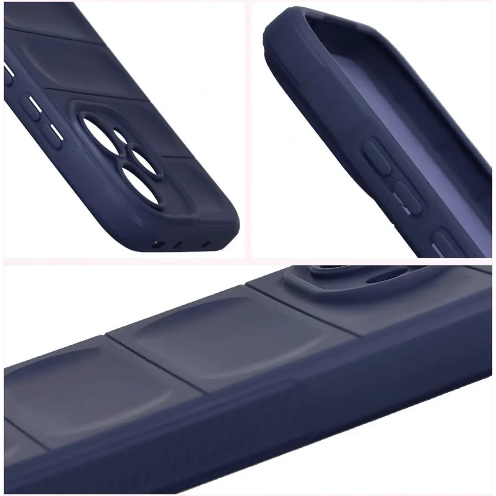 Pancerne etui Bizon Case Tur do Oppo Reno 15 granatowe