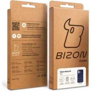 Pancerne etui Bizon Case Tur do Oppo Reno 15 granatowe
