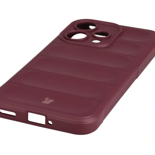 Pancerne etui Bizon Case Tur do Oppo Reno 15 burgundowe