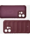 Pancerne etui Bizon Case Tur do Oppo Reno 15 burgundowe