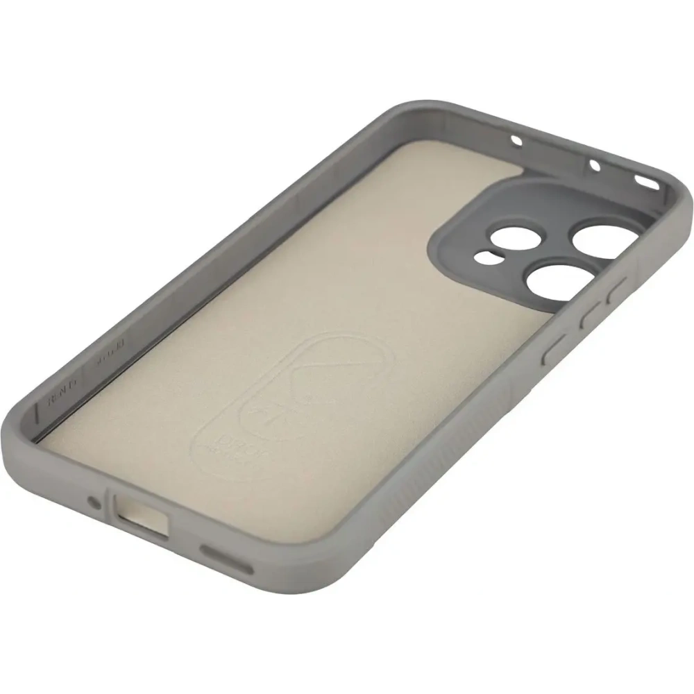 Pancerne etui Bizon Case Tur do Oppo Reno 15 jasnoszare