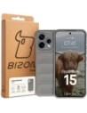 Pancerne etui Bizon Case Tur do Oppo Reno 15 jasnoszare