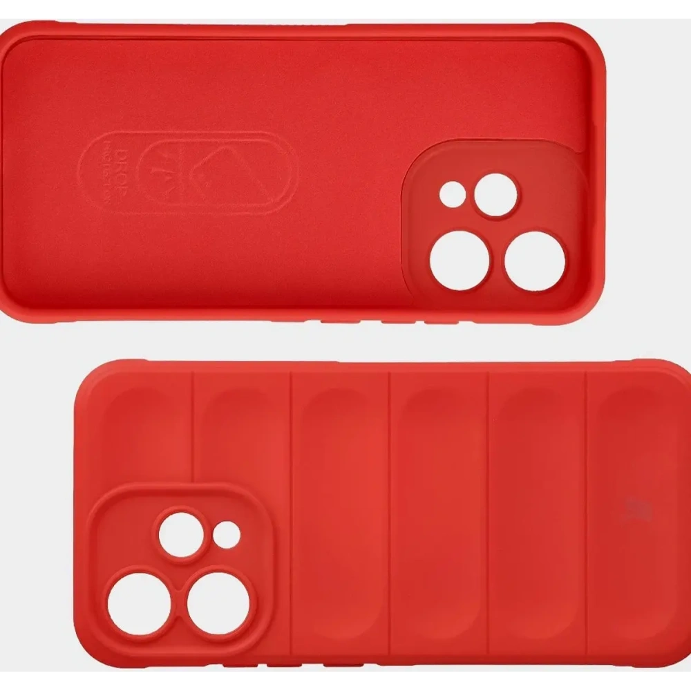 Pancerne etui Bizon Case Tur do Oppo Reno 15 czerwone