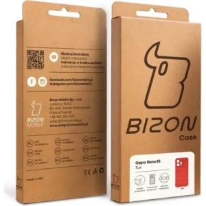 Pancerne etui Bizon Case Tur do Oppo Reno 15 czerwone