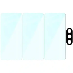 3x Szkło hartowane + szybka na aparat Bizon Glass Clear Pack do Samsung Galaxy A37 5G