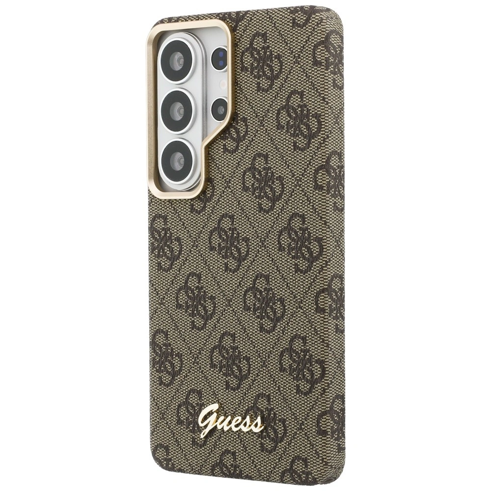 Kryt Guess 4G Script MagSafe Samsung Galaxy S26 Ultra brown