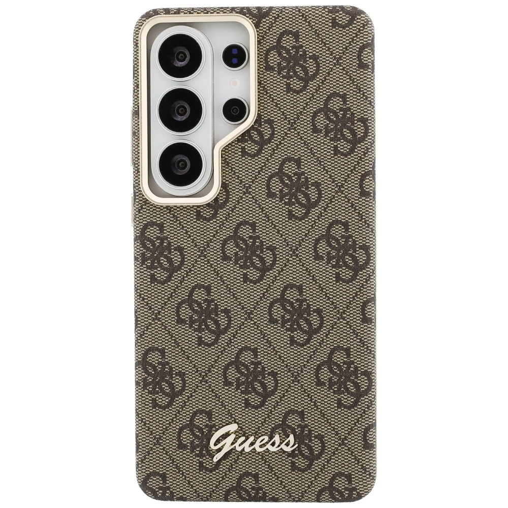 Kryt Guess 4G Script MagSafe Samsung Galaxy S26 Ultra brown